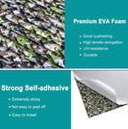 Hjdeck Boat Flooring Camo Eva Foam Boat Decking Self Adhesive Non Slip Deck Grip Mat Surfboard Traction Pad Marine Carpet For Bo