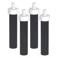 Aqua Crest Water Bottle Filter, Replacement For Brita Bb06, Brita Hard Sided, Stainless Steel And Plastic Bottle Filter, 4 Count