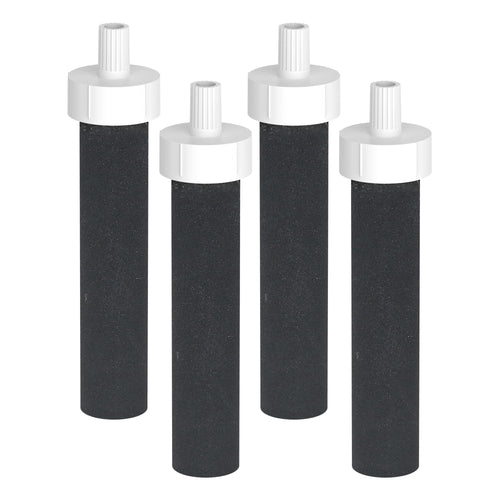 Aqua Crest Water Bottle Filter, Replacement For Brita Bb06, Brita Hard Sided, Stainless Steel And Plastic Bottle Filter, 4 Count