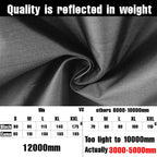 Joy Walker Backpack Rain Cover Waterproof Breathable Suitable For Hiking/Camping/Traveling (Black, Middle (For 30-40L Backpack))