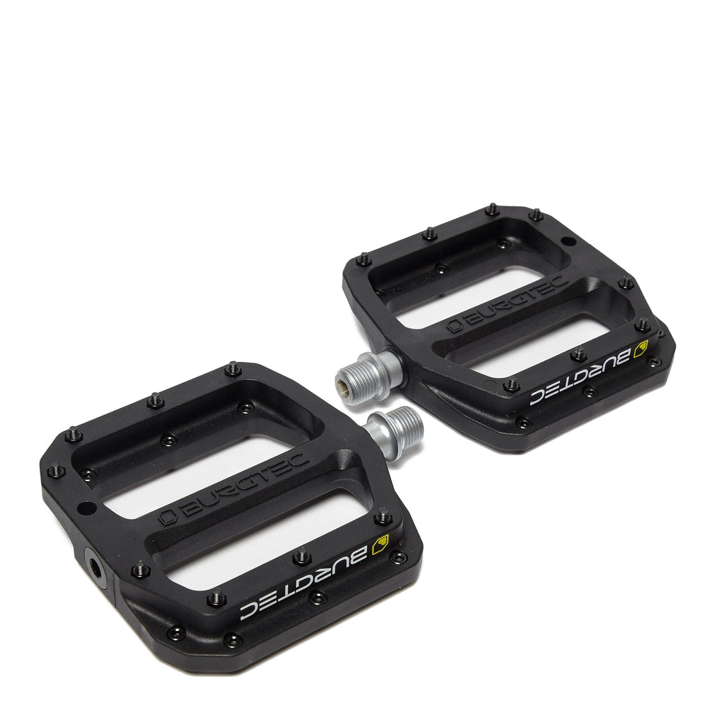 Burgtec Mk4 Composite Flat Pedals Black, One Size