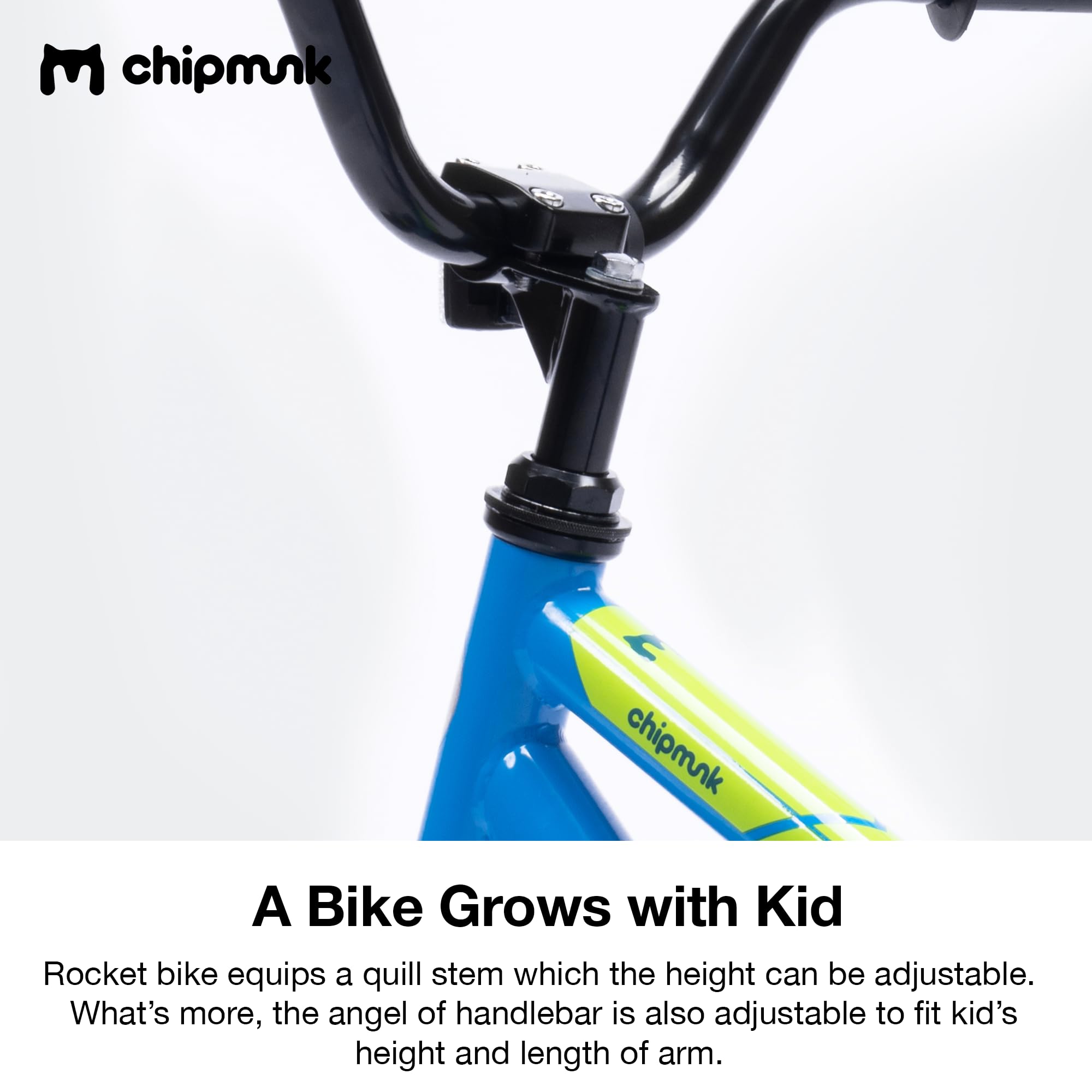 Chipmunk Kids Bike Toddlers 12 14 16 18 Inch Wheel Bicycle Beginners Boys Girls Ages 3-11 Years, Multiple Color Options