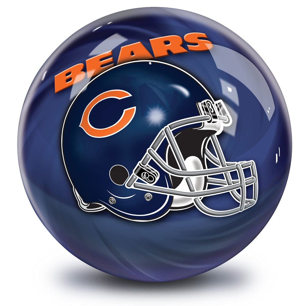 Kr Strikeforce 2013 Nfl Chicago Bears Bowling Ball, Navy Blue/Orange, 12 Lb