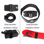 Vukgahao Bike Wheel Stabilizer Heavy Duty Versatile Hook & Loop Securing Straps Tie Downs Fastening Stabilizer Straps Reusable B