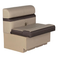 Lippert Rockport Series 30 Straight Pontoon Bench Seat, Measures 30 L x 26 W x 30 H, Marine-Grade Vinyl, High-Density Foam, Easy