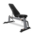 Cap Barbell Deluxe Utility Weight Bench, Silver