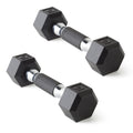 Cap Barbell Coated Dumbbell Weights With Padded Grip, Pair, 5 Lbs