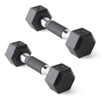 Cap Barbell Coated Dumbbell Weights With Padded Grip, Pair, 5 Lbs