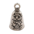 Guardian Bell Manekiniko Good Luck Bell W/Keyring & Black Velvet Gift Bag | Motorcycle Bell | Lead-Free Pewter | Good Luck Gift 