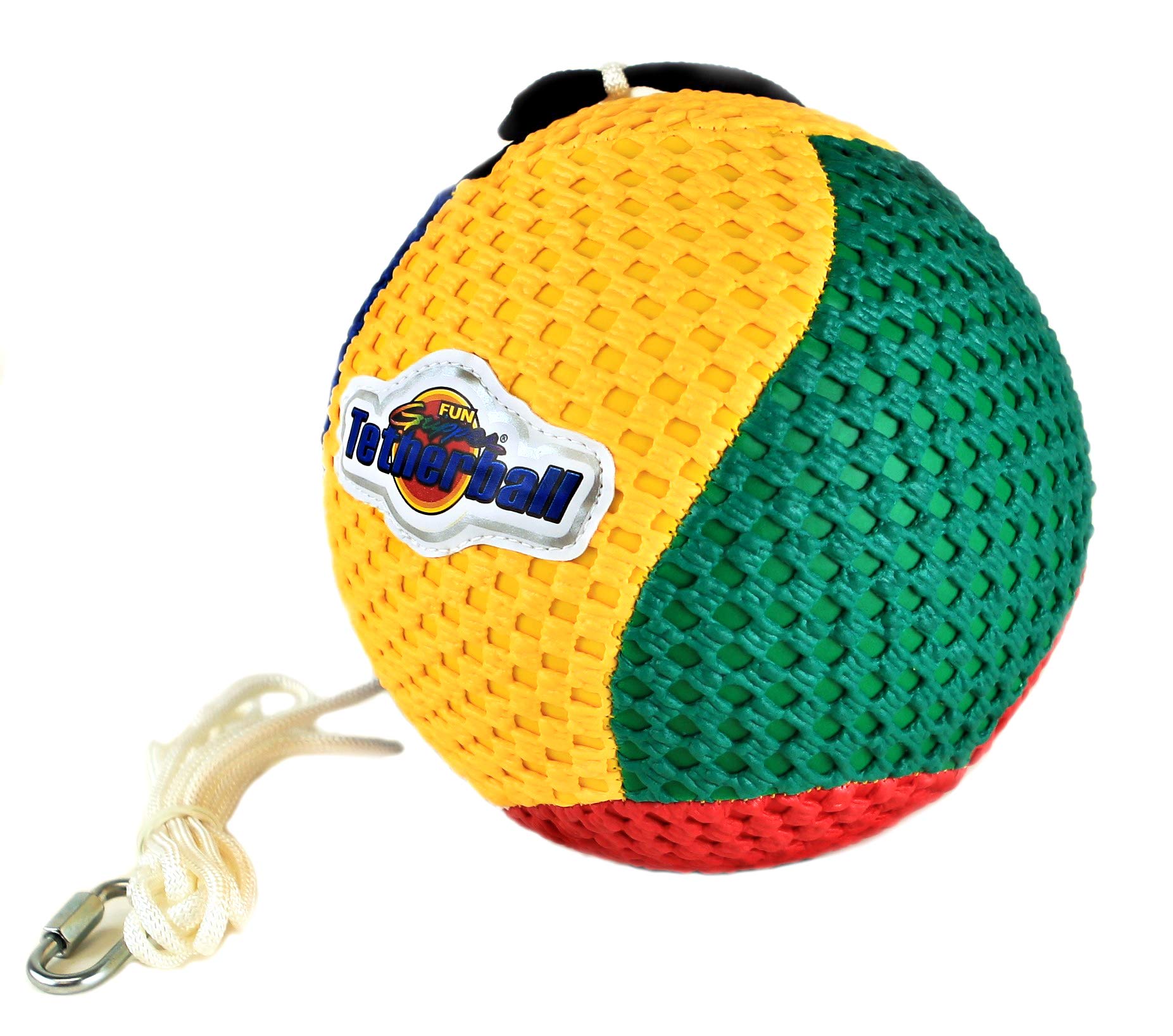 Fun Gripper Tetherball Ball Mesh Non Slip Easy Grip Cover Backyard Outdoor W/ 8' Nylon Rope By: Saturnian I