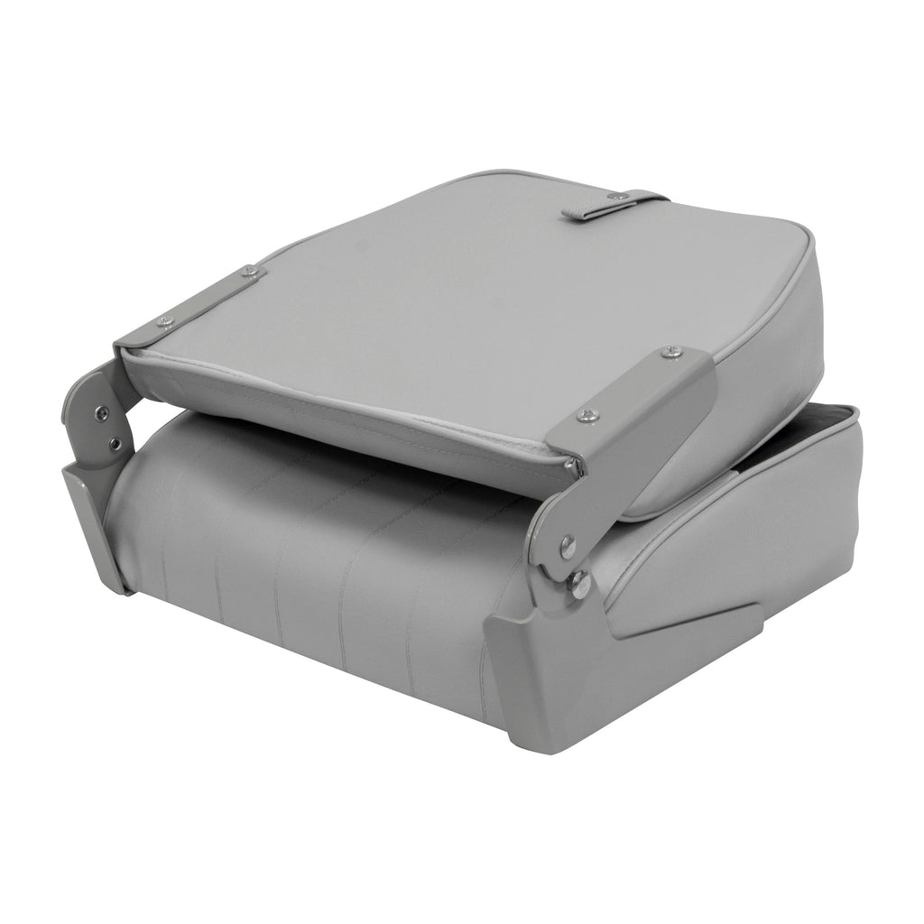 Wise 8Wd734Pls-660 Standard Low Back Boat Seat, Grey/Blue