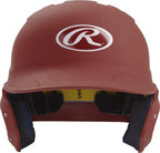 Rawlings | Mach Batting Helmet | Matte Cardinal | Junior (6 3/8'' - 7 1/8'')