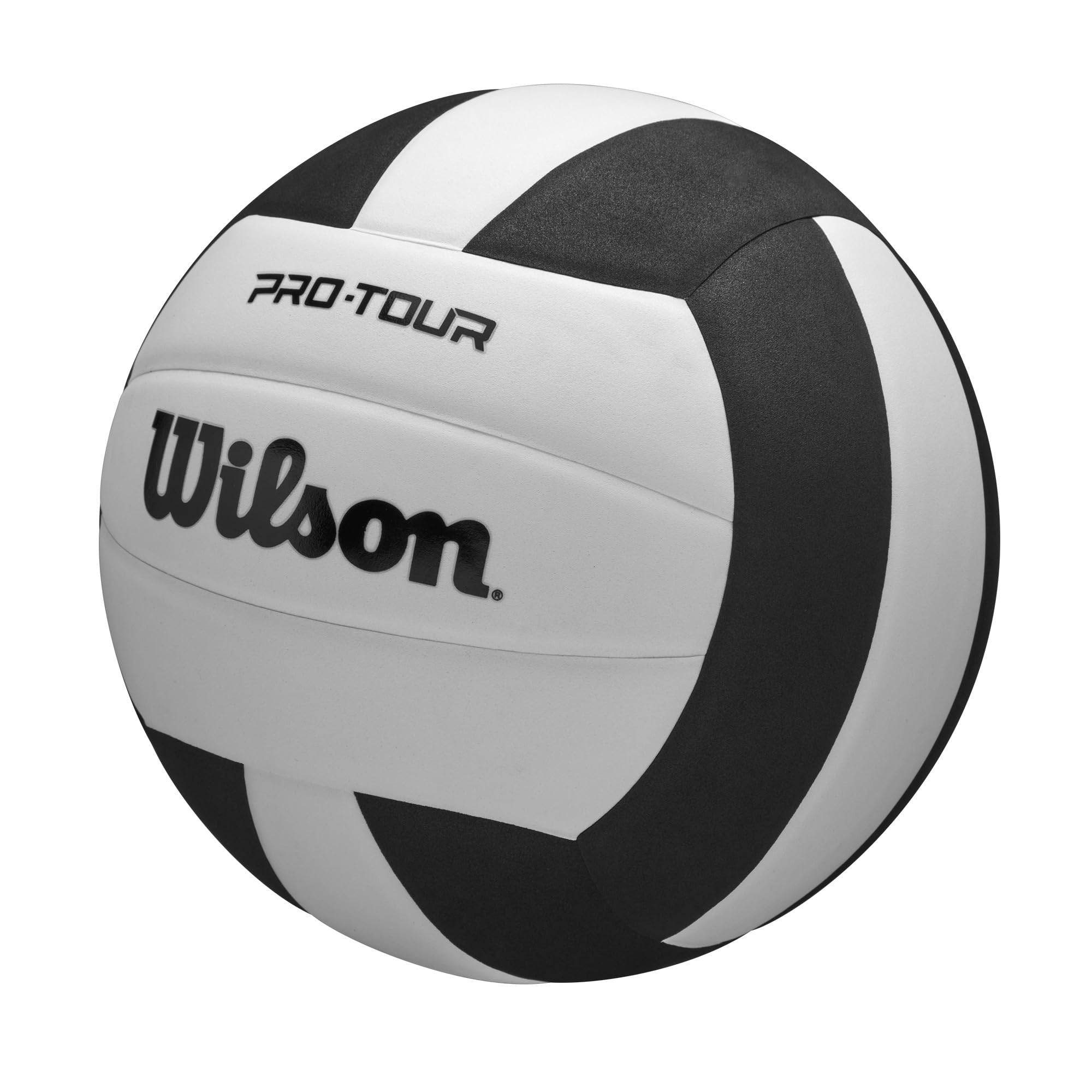 Wilson Pro Tour Indoor Volleyball - Black/White, Official Size