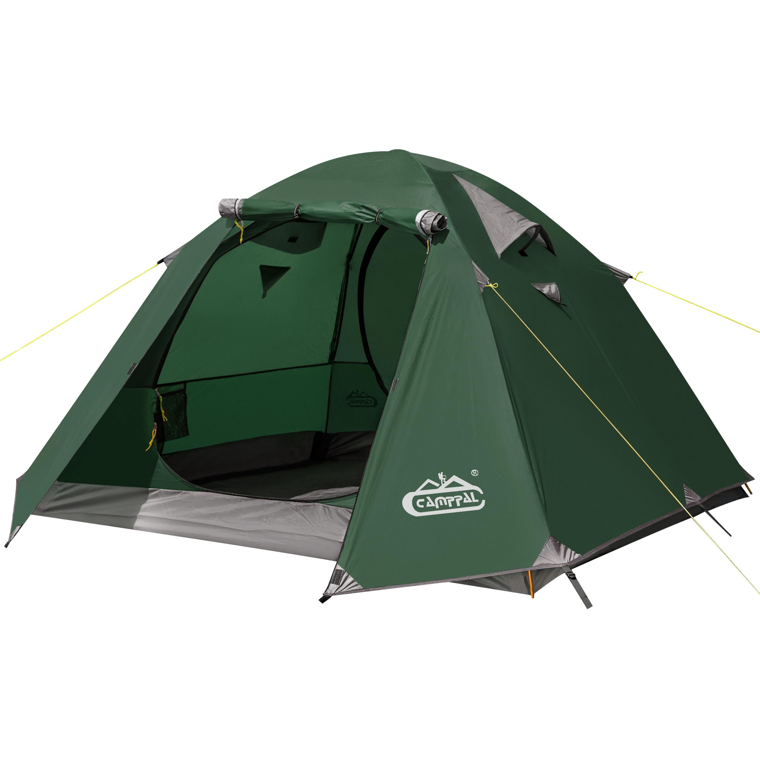 Camppal 2-3 Person Backpacking Tent, Waterproof Windproof 4 Season Tent for Camping, Easy Setup 2 Person Tent for Backpacking, H