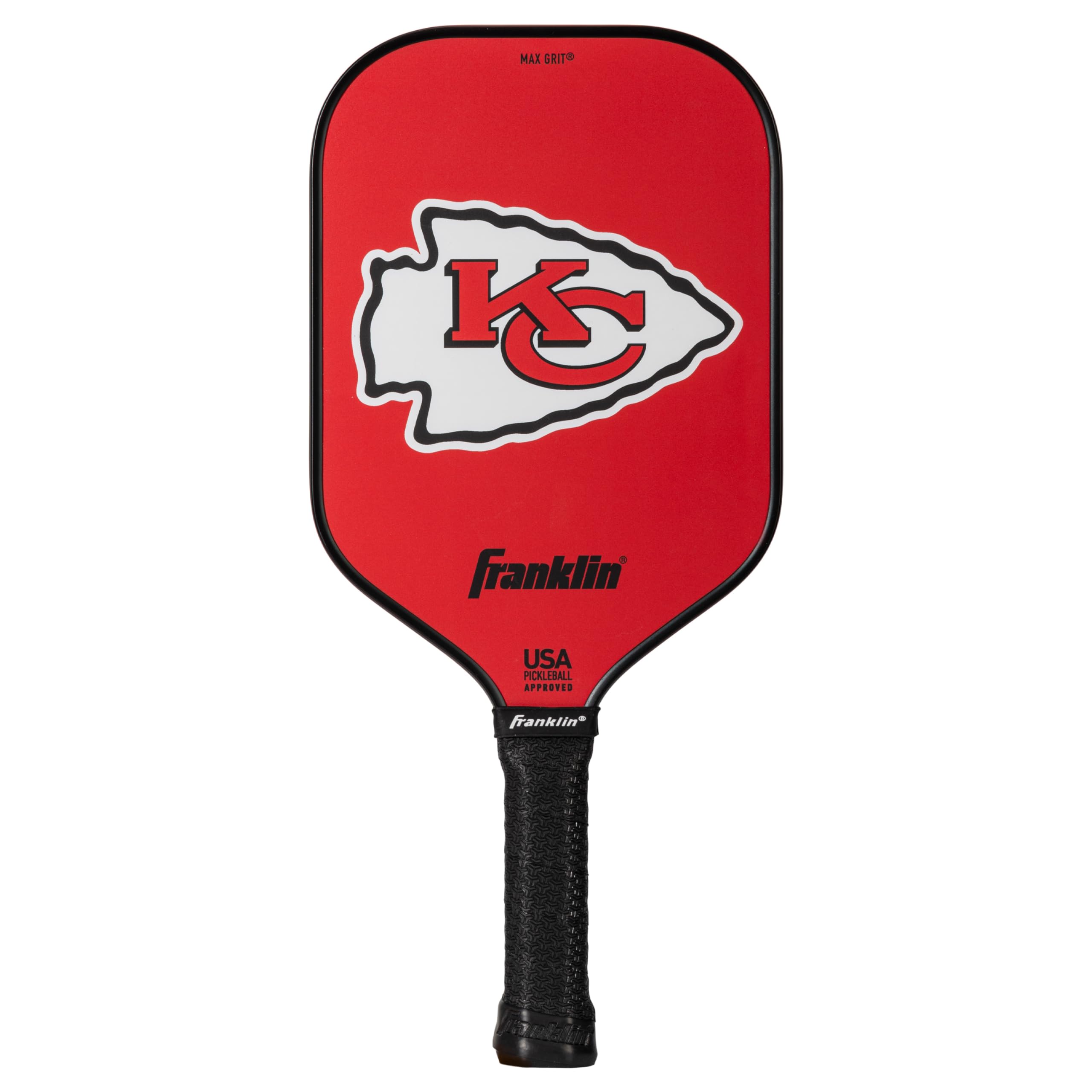 Franklin Sports Nfl Kansas City Chiefs Pickleball Paddle - Pickleball X - Polypropylene Core - Nfl Official Licensed Product - U