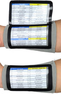 Sports Unlimited Youth Triple Wrist Coach, Football Wristbands for Plays, Baseball Wristbands, QB Arm Bands