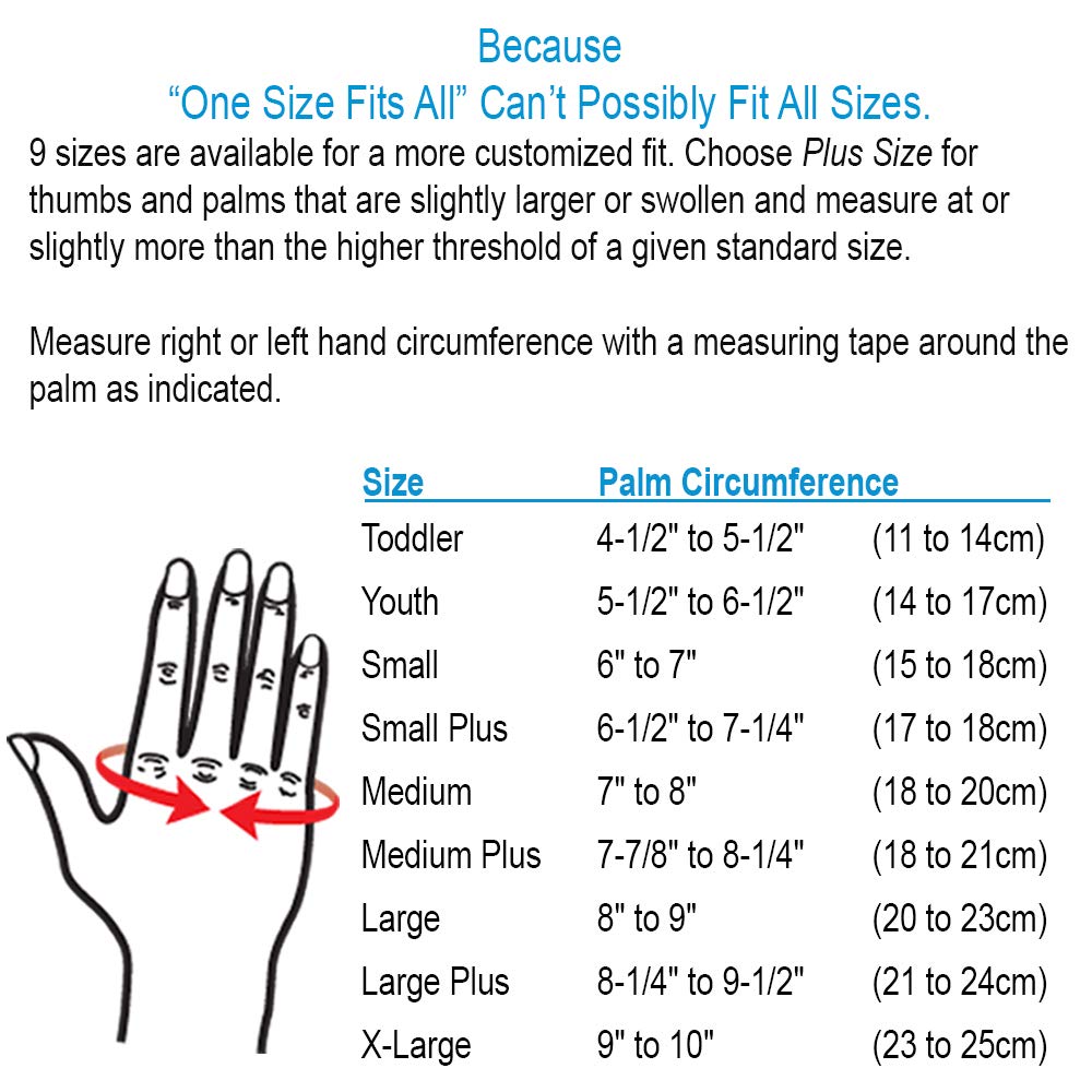 Comfort Cool Thumb Cmc Restriction Splint, Left Medium Plus 7-78 To 8-14