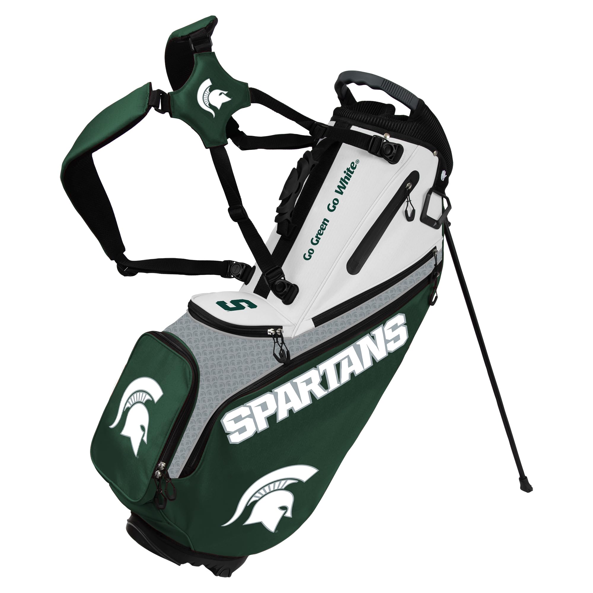 Team Effort Back Nine Stand Bag NCAA Michigan State Spartans