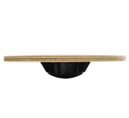 Balancefrom Non-Slip Wooden Wobble Balance Board Core Trainer 15.55-Inch Diameter With 360 Rotation For Stability Training (Blue