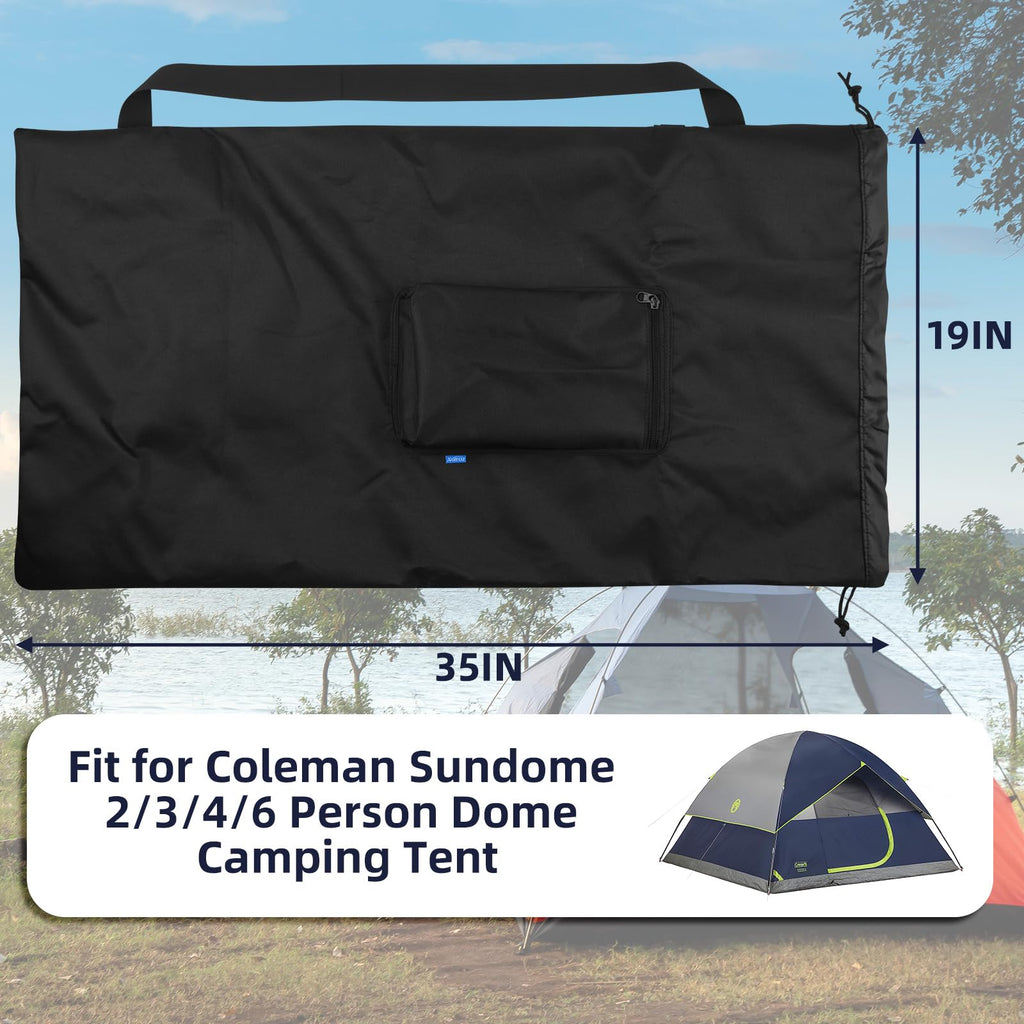 Xxerciz Storage Bag For Coleman Sundome Camping Tent, Foldable Travel Tent Carry Bag Relpacement Bag With Adjustable Shoulder St