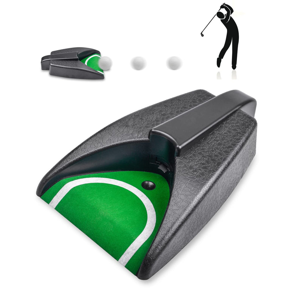 Golf Automatic Putting Machine, Golf Practice Putting Hole Auto Returning Golf Cup Training Aid, Putting Returner For Indoor Out