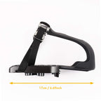 Cyclingdeal Bike Bicycle Toe Clips Cage Only - Compatible With Peloton Bike & Bike+ Pedals Adapters - Convert Look Delta Pedals