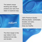 Swim Cap, Firesara Original Updated Swimming Cap 3D Ergonomic Design Comfortable Durable Ear Protection For Women Kids Adults Me