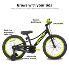 Joystar 20 Inch Boys Bike With Training Wheels For 6-12 Years Old Kids 20'' Kids Mountain Bikes For Early Rider Kids' Bicycles B