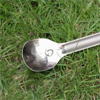 Titecougo Titanium Spoon Camping Long Spoon Titanium Multitool Lightweight Camp Outdoors Hiking Travel Convenient Picnic Spork F