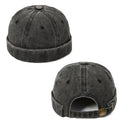 Round Cap For Men, Brimless Caps For Men, Fisherman Beanie Style Headwear Grey