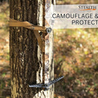 Stealth Strips Natural Gear Camo Silencing Tape | Self Adhesive Silencing Fabric | Great For Quieting All Of Your Metal Hunting