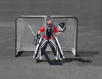 Franklin Sports Kids Street Hockey Goalie Pads Set - Youth Street Hockey Goalie Gear - Junior Blocker, Glove + Pads - Comp100 Ad