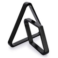 Ownmy Set Of 2 Black Wooden Billiard Ball Racks Set, Vintage Solid Wood Billiard 8-Ball Triangle Rack And 9-Ball Diamond Rack Ta