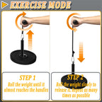 Forearm Blaster Roller Anti-Slip Handle Forearm Wrist Exerciser Trainer Strength Equipment Home Gym Must For Exercising Fitness