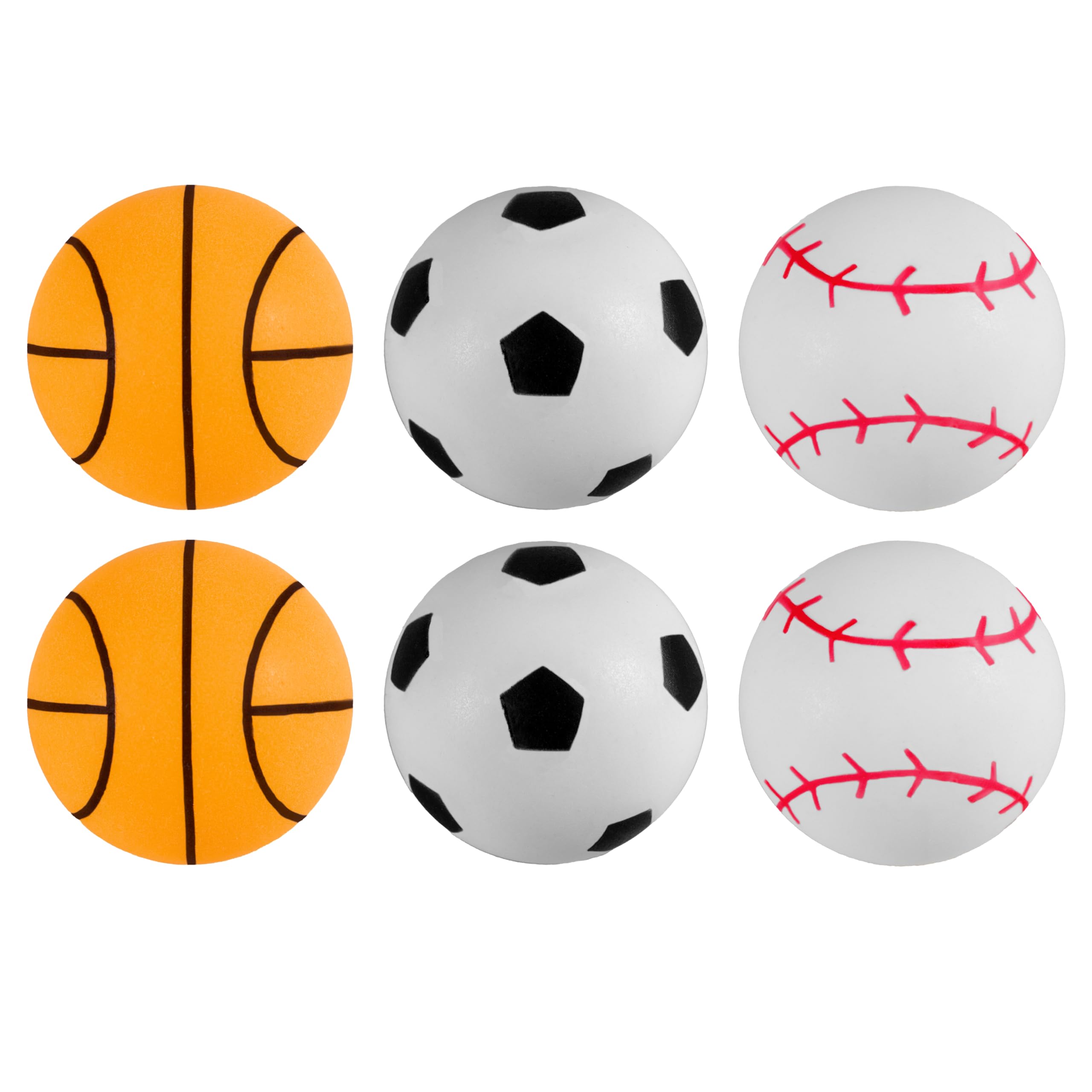 Stiga 6 Pack Sports Table Tennis Balls - 40Mm Ittf Regulation Size And Weight Ping Pong Balls