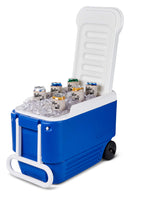 Igloo 38 Quart Wheelie Cooler,Blue (22.875? X 12.875? X 15.875?)