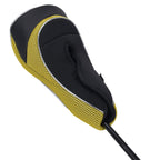 Andux Golf 460Cc Driver Fairway Wood Club Head Covers Hook & Loop Set Of 3 Yellow