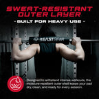 Beast Gear Barbell Pad For Hip Thrust Machine - Heavy Duty, Weightlifting Hip And Squat Bar Pad Wsecure Hook & Loop Fastener - C