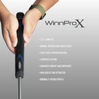 Winn Pro X 1.32 Putter Grip (Jumbo, Black/Blue)