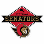 Rico Industries Nhl Ottawa Senators Diamond Shape Cut Pennant - Home And Living Room D  Cor - Soft Felt Ez To Hang