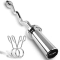 Yes4All Metal Olympic Barbell Curl Bar 300 lbs - Achieve Superior Muscle Development