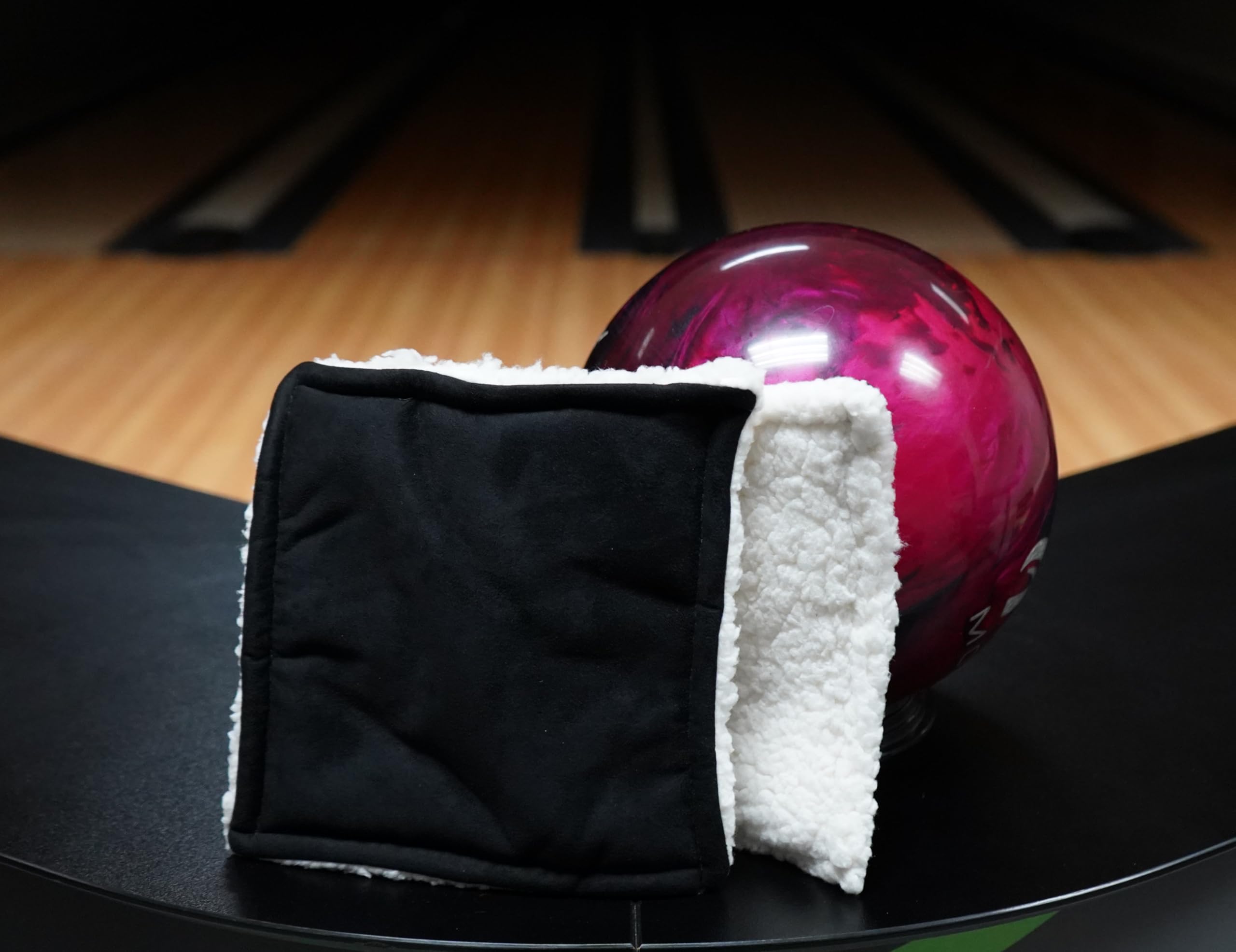 Creating The Difference Bfp (Big Fluffy Pad)  Washable Microfiber Bowling Ball Shammy Towel  Wipes Away Dirt & Oil