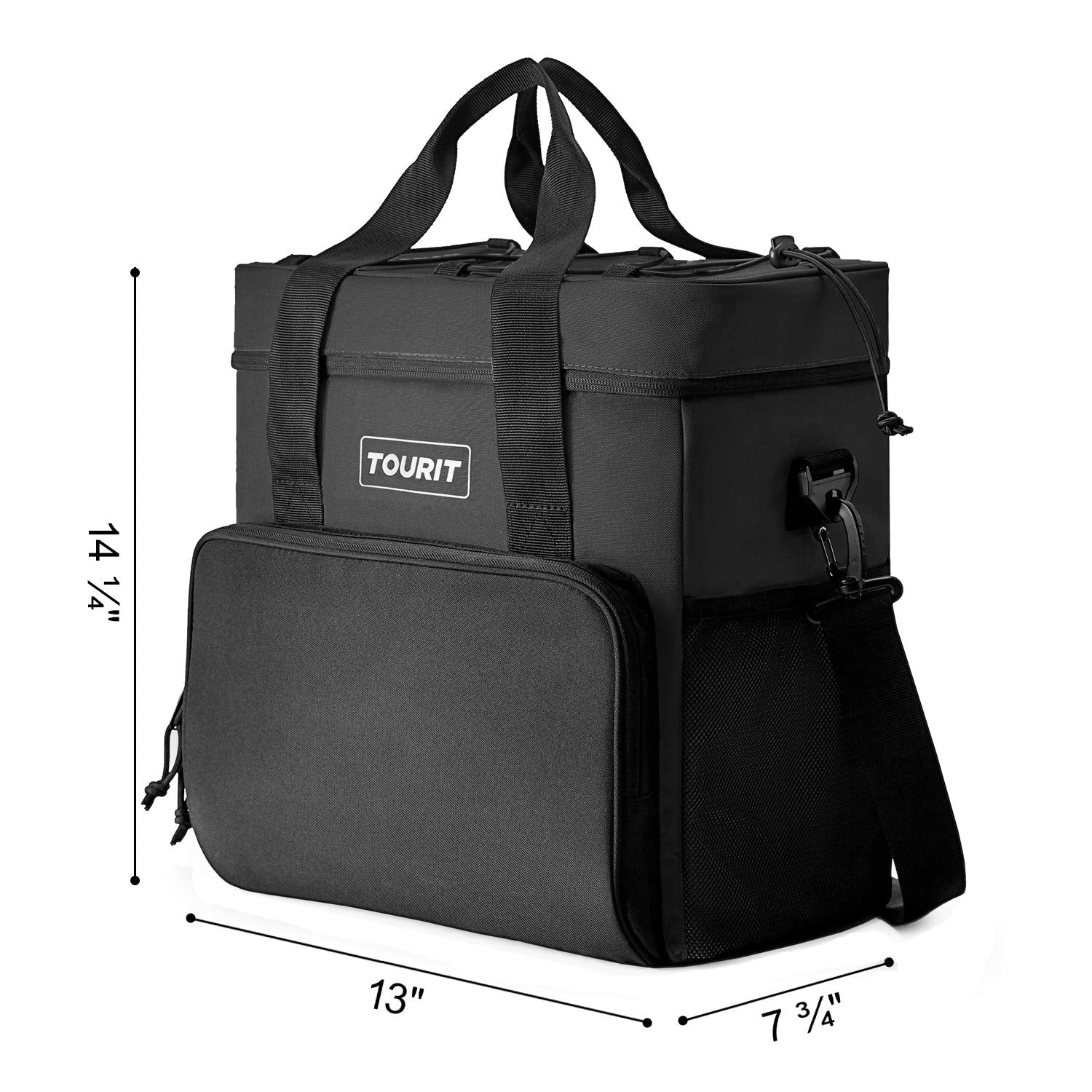 Tourit Cooler Bag 35-Can Insulated Soft Cooler Portable Cooler Bag 24L Lunch Coolers For Picnic, Beach, Work, Trip, Black