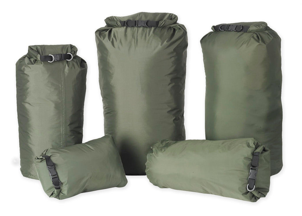 Snugpak Dri-Sak Waterproof Dry Bag - Lightweight Roll Top Storage Sack For Camping, Hiking, Backpacking, Olive - Large - 13L