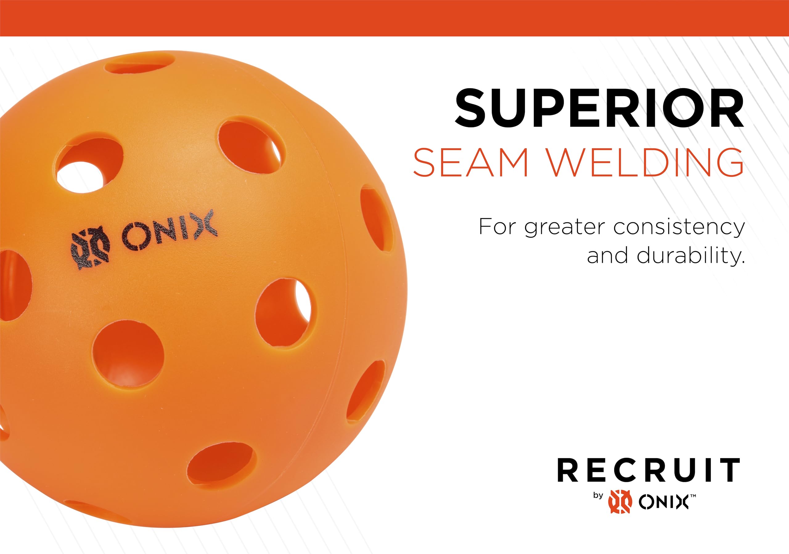 Onix Recruit Indoor Pickleball Ball, 3