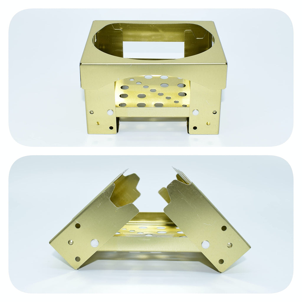 Batdiyow Ultralight Camp Mini Pocket Folding Stove For Backpacking Camping Hunting