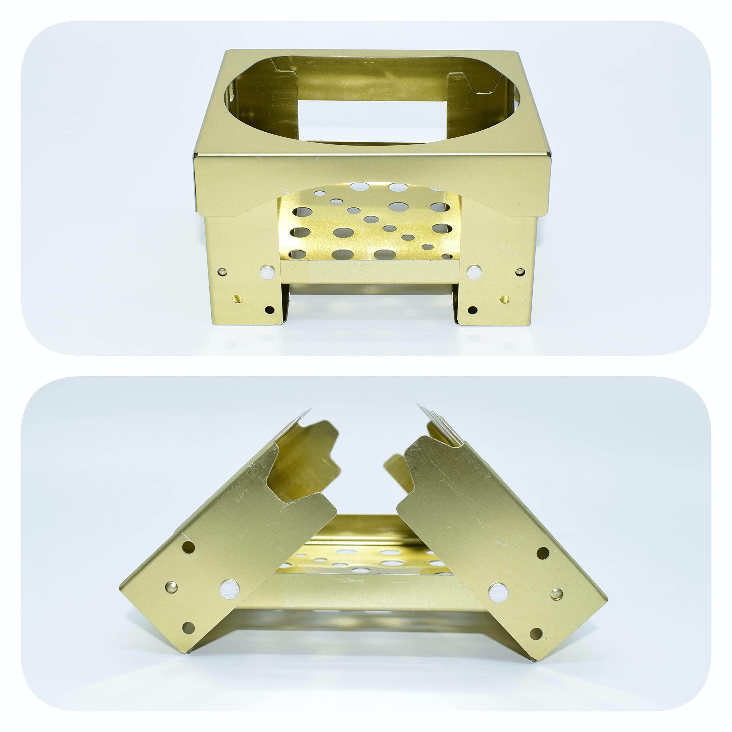 Batdiyow Ultralight Camp Mini Pocket Folding Stove For Backpacking Camping Hunting