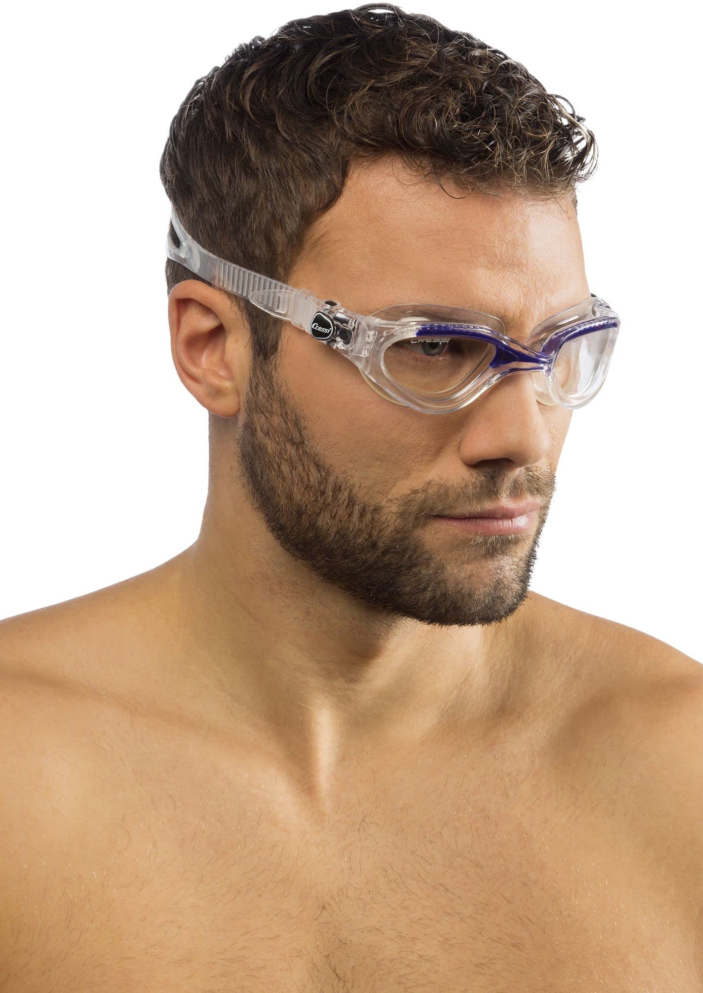 Cressi Flash, Blue/Blue, Clear Lens