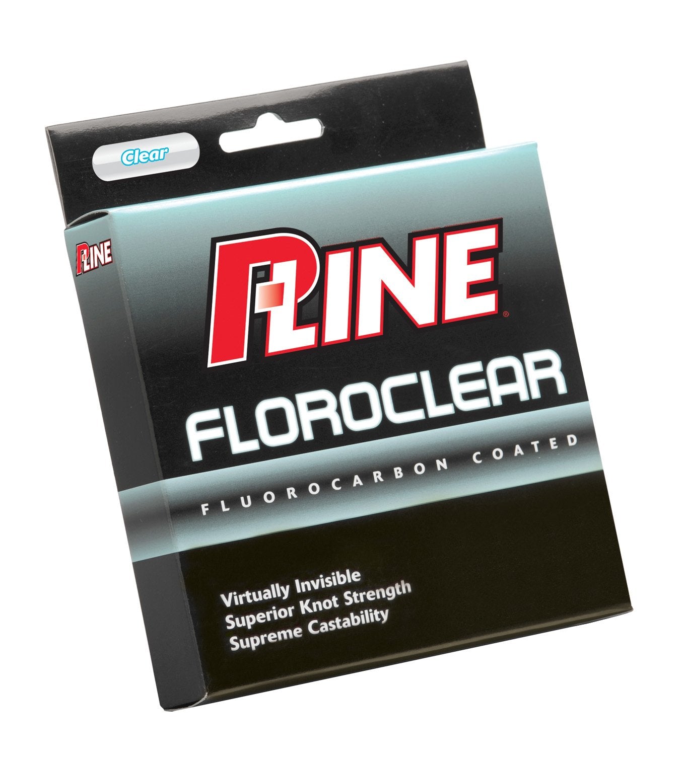 P-Line Floroclear Fluorocarbon Coated Low Memory Copolymer Filler Spool, 2Lb-300Yd, Clear, 2-Pound, 300-Yard