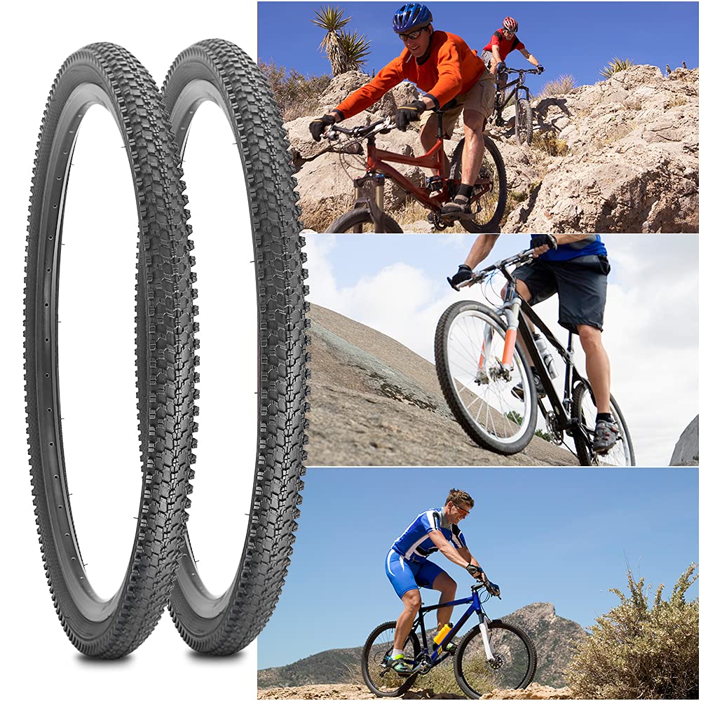 Bike Tire 24/26/27.5 X 1.95 27.5/29 X 2.125 Inch Folding Bead Replacement Bike Tire For Mountain Bike Mtb (24 X 1.95)